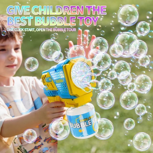 Игрушечный пистолет Бластер генератор мыльных пузырей Bubble Gun M17179 фото