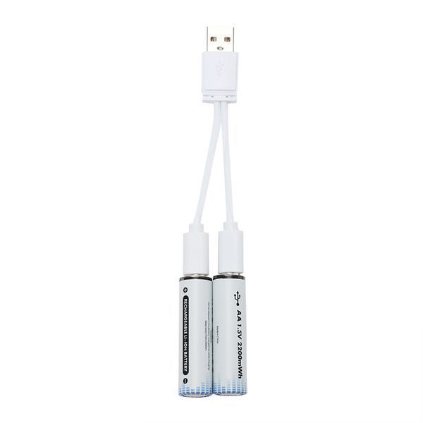 Комплект батарейок 2хAA з роз'ємом Type-C на 1.5V/3500mWh sp10597 фото