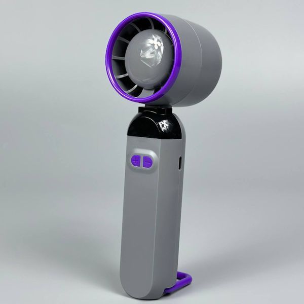 Вентилятор портативний настільний ручний Handheld fan LY-937 із вбудованим акумулятором та з цифровим дисплеєм, 5 швидкостей 2054228 фото