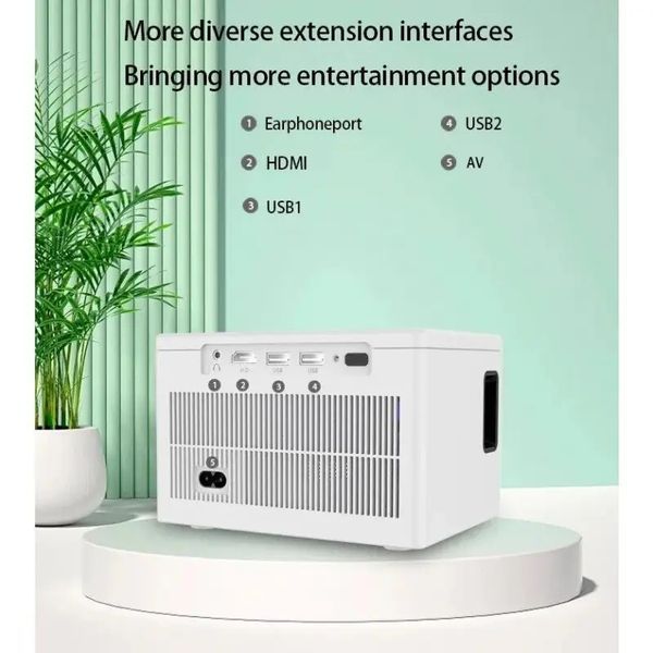Розумний проектор 4K, 4 ядра, X6 Android 10, Wi-Fi, 2K відео, Full HD 1080P, міні-проектор для домашнього кінотеатру VEN0345-d фото