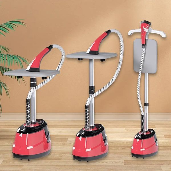 Вертикальний відпарювач для одягу Garment Steamer 2000W / Червона Парова праска для всіх видів тканини G7722 фото