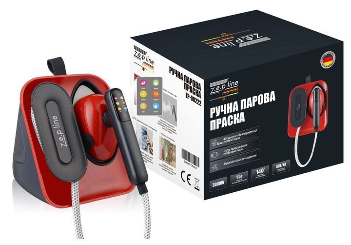 Ручна парова праска 3000Вт Zepline ZP-00222 ZP-00222 фото