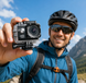 Экшн камера A7 FullHD, спортивная, влагозащита, с креплением 1080P MicroSD 205526 фото 2