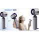 Вентилятор портативний настільний ручний Handheld fan LY-937 із вбудованим акумулятором та з цифровим дисплеєм, 5 швидкостей 2054228 фото 3