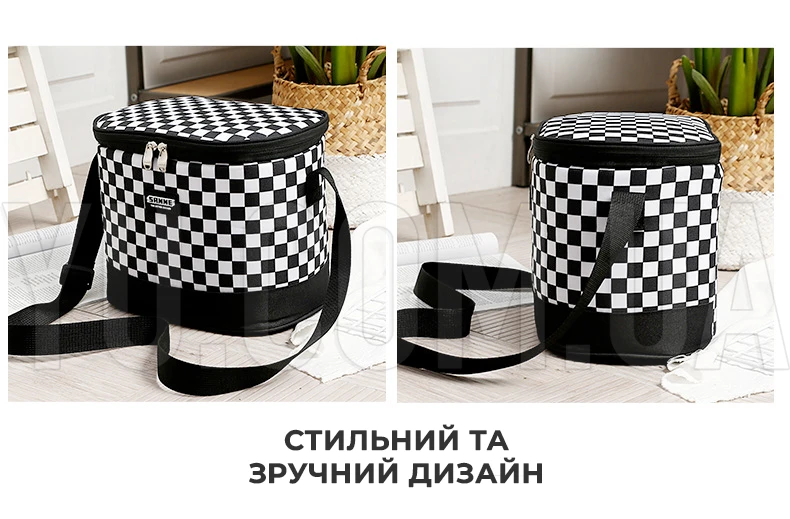 Термосумка для транспортування холодних та гарячих продуктів, напоїв GP 4338 сумка-холодильник 13 л 2433201563 фото