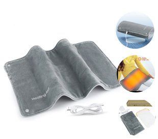 Грелка електрична Heating Pad Type-C USB 5V/2А для полегшення судом та болів у спині та шиї G8987 фото