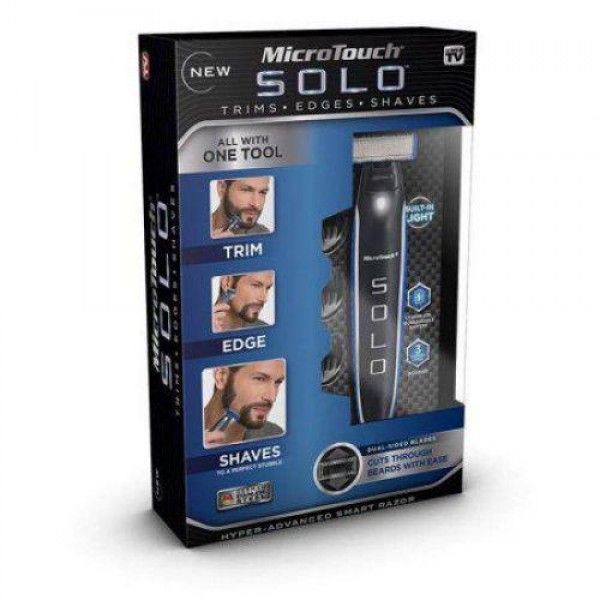 Чоловічий тример Micro Touch Solo, Машинка для стрижки бороди 3 в 1 sp2223647 фото