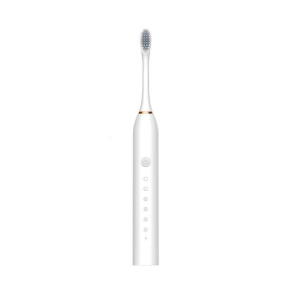 Рожева Електрична зубна щітка Sonic Toothbrush Х-3 ультразвукова акумуляторна 4 змінні насадки в комплекті Jam8575/1 фото