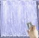 Світлодіодна гірлянда штора роса на дроті 3х2 м 200 LED пульт + USB холодний білий G5798 фото 5