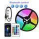 Світлодіодна стрічка LED RGB USB APP SF-20, самоклеюча, 5 м, з пультом ДУ, на 300 діодів G7770 фото 4