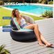 Надувне крісло AIR SOFA / Надувне велюрове крісло 80&times;80&times;67см Бежевий G6827/1 фото 4