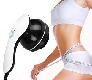 NEW Антицелюлітний масажер Body Massage, 4 насадки / Вібромасажер з ІЧ підігрівом / Масажер для тіла 2053865 фото