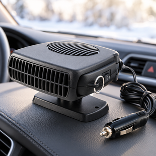 Автомобильный обогреватель и вентилятор Auto Heater Fan 703 / Двойной климат-контроль для салона 200Вт / Печь от прикуривателя 12В AsAD-2632 фото