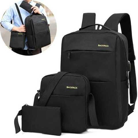 Універсальний набір рюкзак + сумка + гаманець BACK-PACK 3в1 Чорний BACK-PACK 3в1 фото