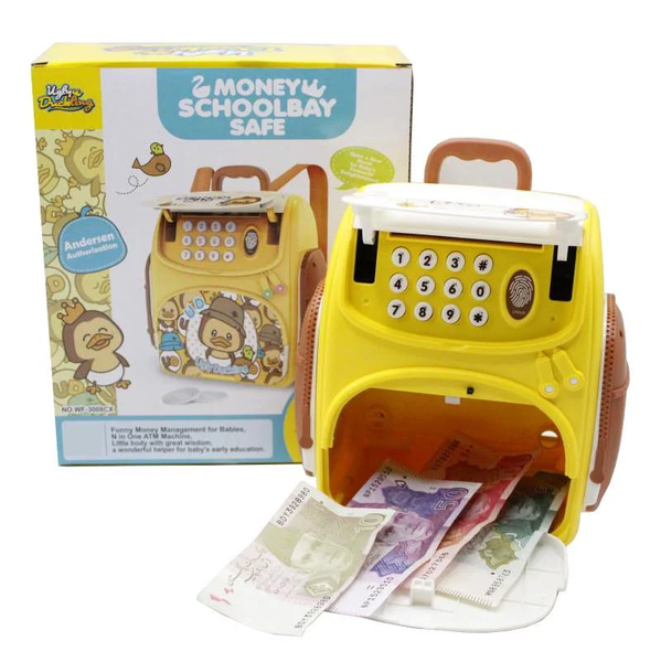 Дитячий електронний сейф-скарбничка SUNROZ Рюкзак Bambi WF-3008CX Ugly Duckling TV01013 фото