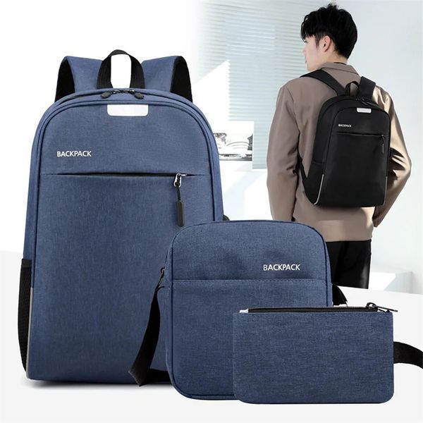 Універсальний набір рюкзак + сумка + гаманець BACK-PACK 3в1 Чорний BACK-PACK 3в1 фото