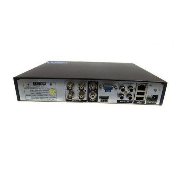 DVR реєстратор BNC/V-OUT 4 канальний UKC CAD 1204 AHD 4 cam чорний sp3265 фото