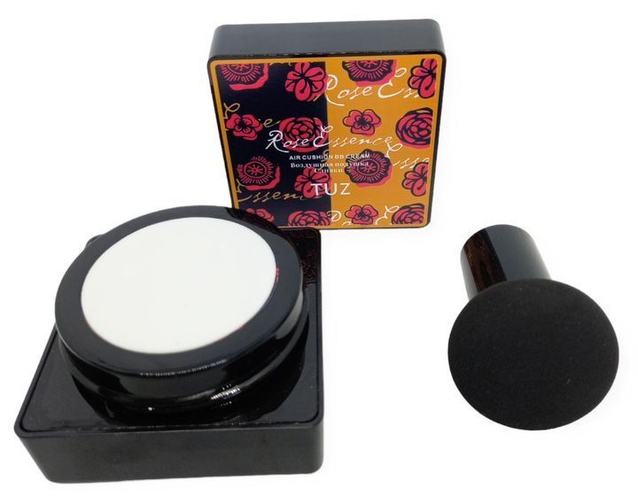 Комплект тональний крем кушон, натуральний фініш скульптор вологий TUZ Air cushion Beauty 12347 фото