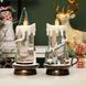 Новорічний музичний нічник-світильник XMAS 21020B Музична свічка зі Сніговиками sp3580 фото 1