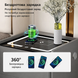 Тумба YJXF01 з екошкіри з LED підсвічуванням, USB, датчик руху, бездротова зарядка, Bluetooth-аудіо Біла 50х40х47см M17590 фото 4