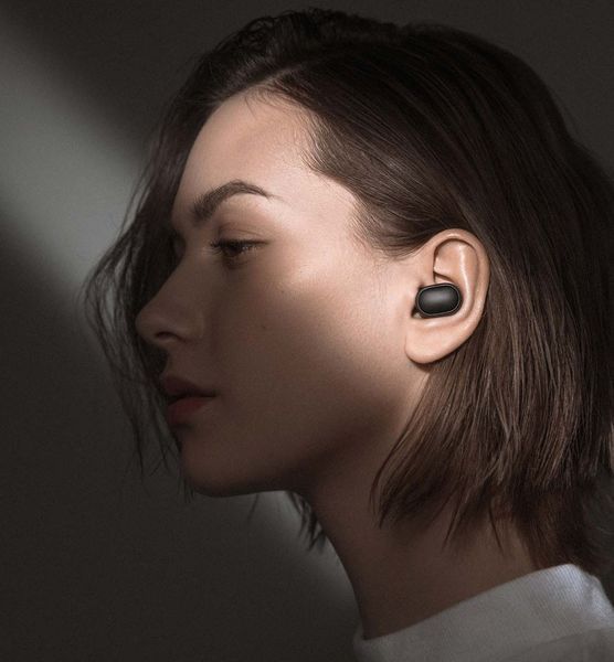 Бездротові Bluetooth навушники Xiaomi Redmi AirDots s 2 Headset бездротові Чорні 1140 фото