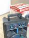 Портативна колонка Kimiso QS-845 з мікрофоном та світломузикою (USB/BT/FM) G845 фото 5