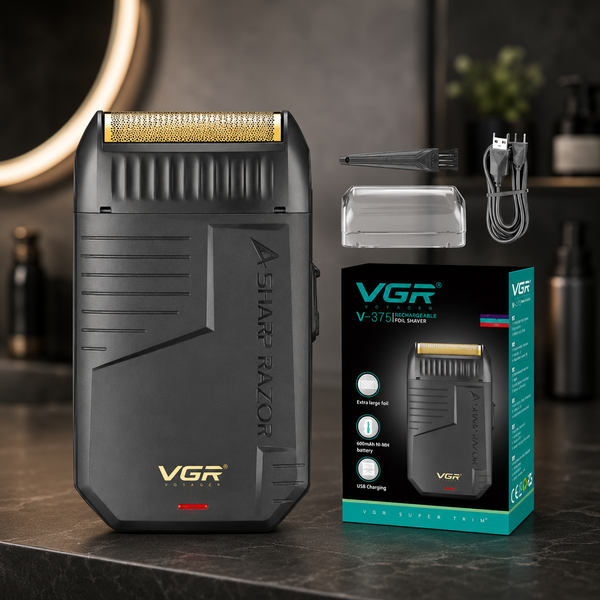 Бритва VGR V 375 Black / Аккумуляторный шейвер sp10659 фото