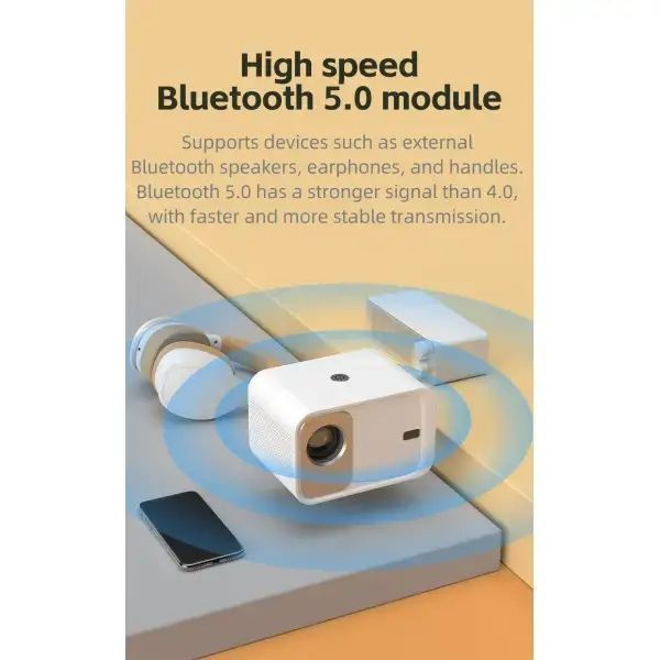 copy_Мультимедійний міні-портативний проектор Source Factory Android 9 X3 wifi 2,4 ГГц/5,8 ГГц copy_VEN0197 фото