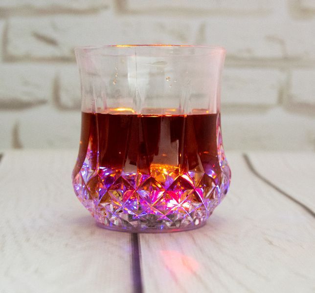Склянка SUNROZ Inductive RainBow Color Cup з LED підсвічуванням для напоїв 200 мл sp7104 фото