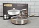 Cковорода глибока Benson з нержавіючої сталі 26 см (BN-587) Антипригарне покриття BN-587 фото 5
