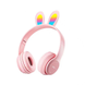 Дитячі бездротові Bluetooth навушники з вушками зайчика RGB Picun B12 4704/4705 VJ G4704 фото 3