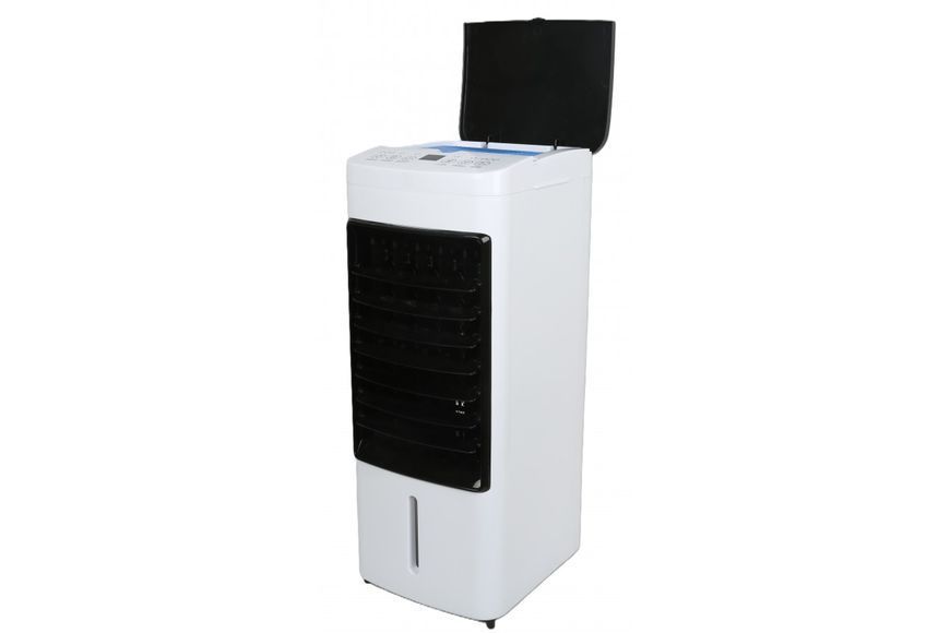 Охолоджувач повітря Germatic DH23-01A, (120W, сенсорні кнопки, пульт, екран, колеса, автообіг, ємність - 5,5л, 2 контейнери для льоду) M14932 фото