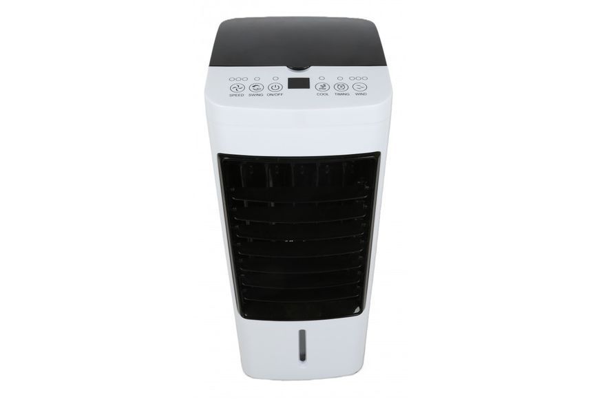 Охолоджувач повітря Germatic DH23-01A, (120W, сенсорні кнопки, пульт, екран, колеса, автообіг, ємність - 5,5л, 2 контейнери для льоду) M14932 фото