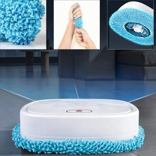 Миючий робот пилосос Brush Mop для сухого та вологого прибирання імітація ручного миття підлоги 120011 фото