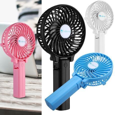Портативний міні вентилятор ручний акумуляторний mini fan 1121 фото