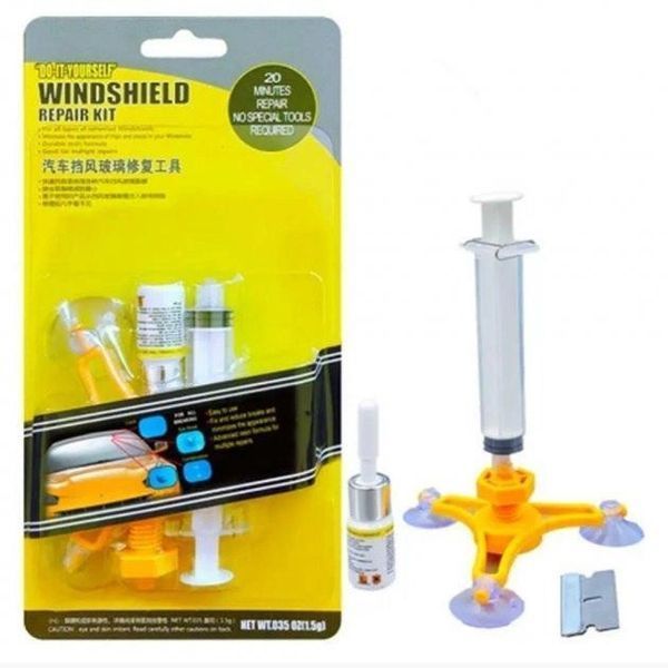 Набір для ремонту вітрового скла Versachem Windshield Repair Kit комплект для лобового скла авто 2051224 фото