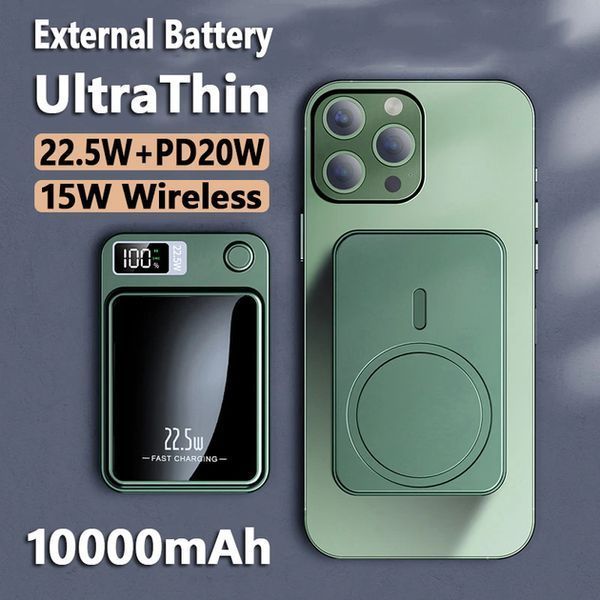 Power bank беспроводной XIYT Y211 / быстрая зарядка / Magsafe / Magnetic / 22.5W + 15W / 10000 mAh JamY211 фото