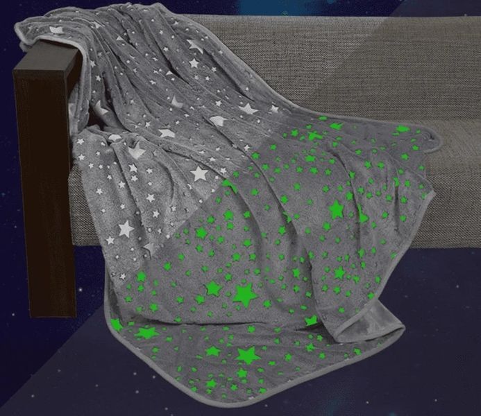 Сірий Дитячий плед-покривало Magic Blanket, що світиться в темряві 150*200 205000000033 фото