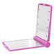 Дзеркало косметичне Travel Mirror Pink з LED підсвічуванням на 8 світлодіодів 2053114586 фото 1