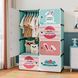 Дитяча шафа міні-компактна-портативна-модульна 4 полиці Closet AND LY-1047 2054447 фото 5