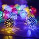 Гірлянда світлодіодна Кулька металева золота, 20 LED, Мультицвет 2123877 фото 2
