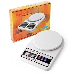 Ваги кухонні електронні до 7 кг Electronic Kitchen Scale SF-400 (Електронік Кітчен Скейл) 205552 фото