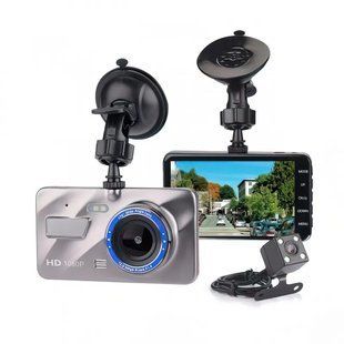 Відеореєстратор для автомобіля із задньою камерою Dual Lens A10/F9/V2 Full HD 1080 H31 4,3 дюйми Ven885414 фото