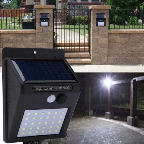 Вуличний ліхтар із датчиком руху на сонячній батареї BL-609 20SMD BL-609-20 фото
