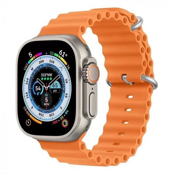 Смарт годинник ULTRA 1-1 Smart Watch 49mm чорний pan14411 фото