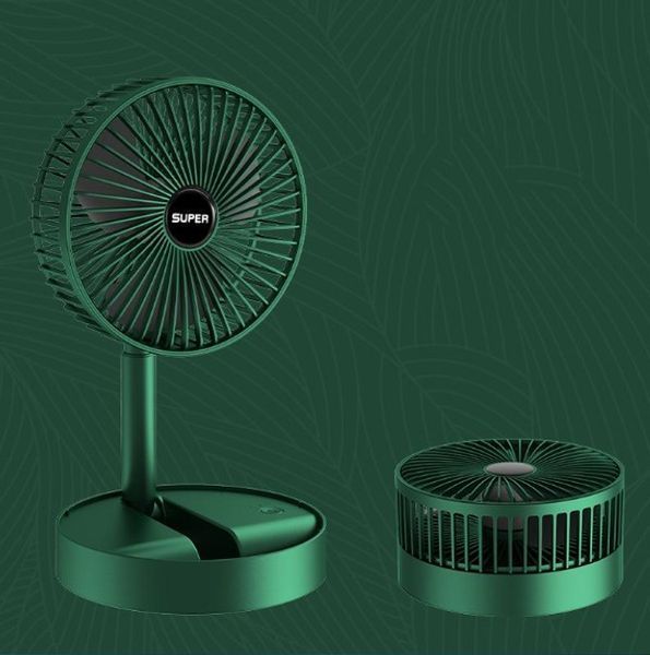 Портативний міні вентилятор для дому Telescopic Folding Fan Складаний настільний вентилятор із USB зарядкою 123222 фото