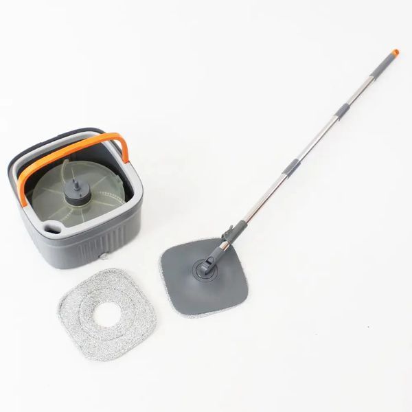 Комплект швабра з відром для миття підлоги Mop with bucket K10 , з віджиманням / Складна швабра 2018761 фото