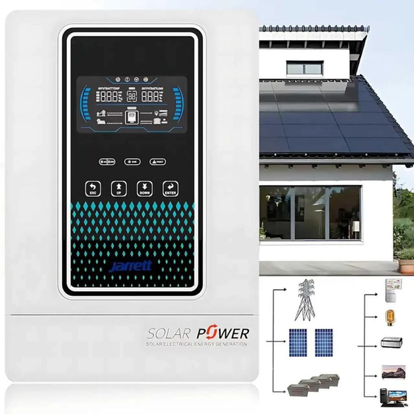Гібридний інвертор із чистою синусоїдою на 24 Вт Jarrett 3.2KVA G-9158 фото