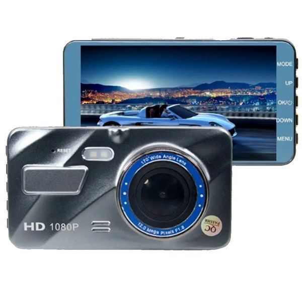 Відеореєстратор для автомобіля із задньою камерою Dual Lens A10/F9/V2 Full HD 1080 H31 4,3 дюйми Ven885414 фото