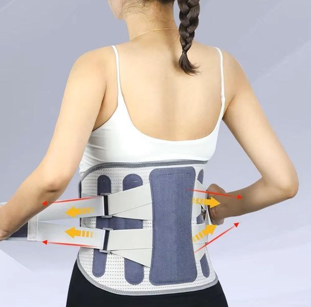 Корсет для спини Belt для полегшення болю в попереку з великою опорною пластиною AND-1094 2053794 фото